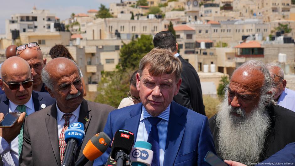 Nemački šef diplomatije Johan Vadeful u poseti palestinskim područjima.