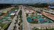 Vista aérea das obras no Parque da Cidade, em Belém, onde acontecerão as reuniões da COP30 Vista aérea das obras no Parque da Cidade, em Belém, onde acontecerão as reuniões da COP30