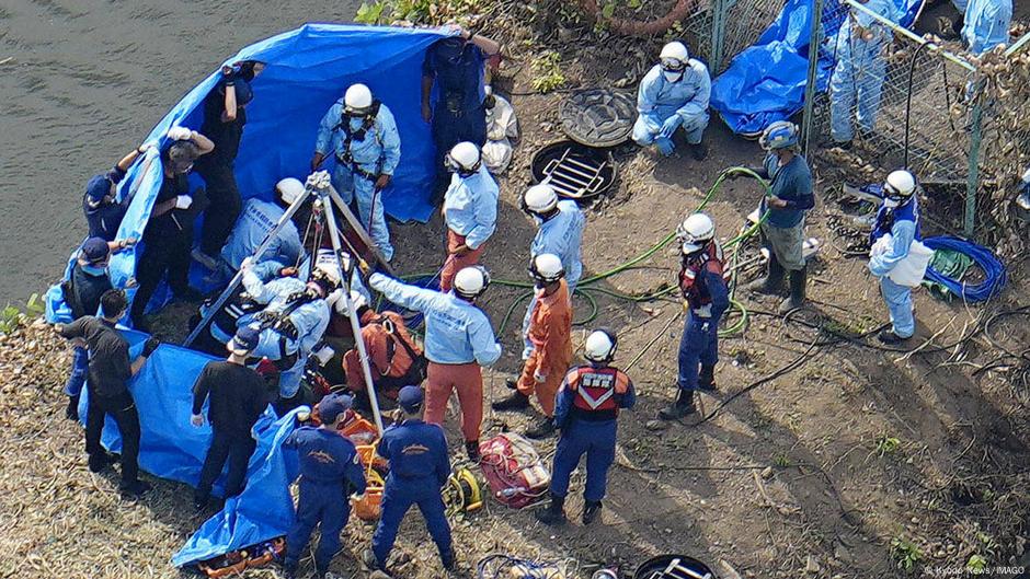 Japan: Four workers dead after falling into manhole