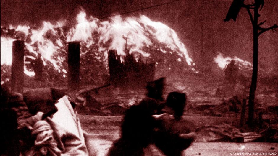 Vatrena oluja nakon udara na Hirošimu 6. avgusta 1945. godine