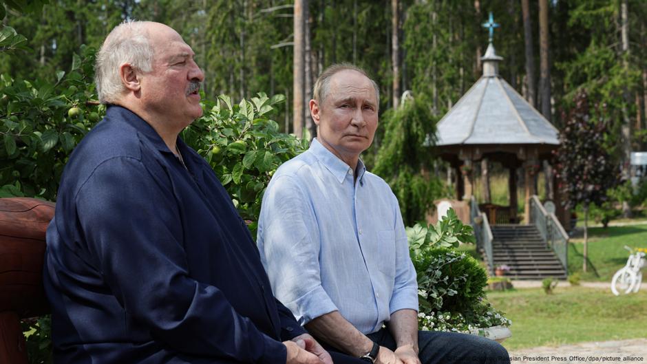 Lukašenko i Putin, 1.08.2025. u poseti manastiru