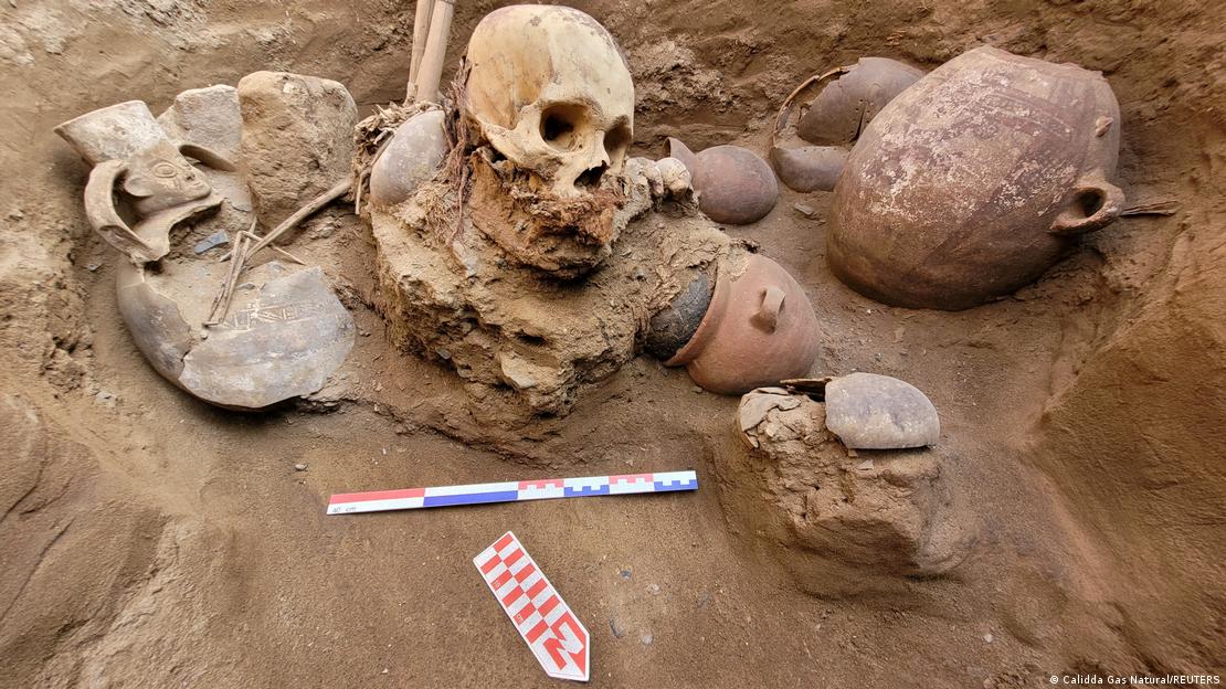 Restos arqueológicos de cultura prehispánica.