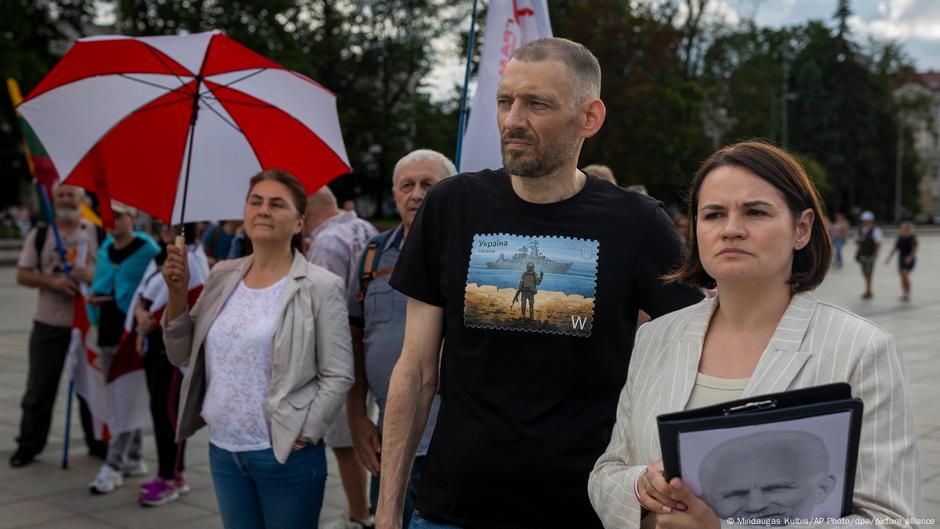 Sergej i Svetlana Tihanovski, u Litvaniji 28.07.2025.