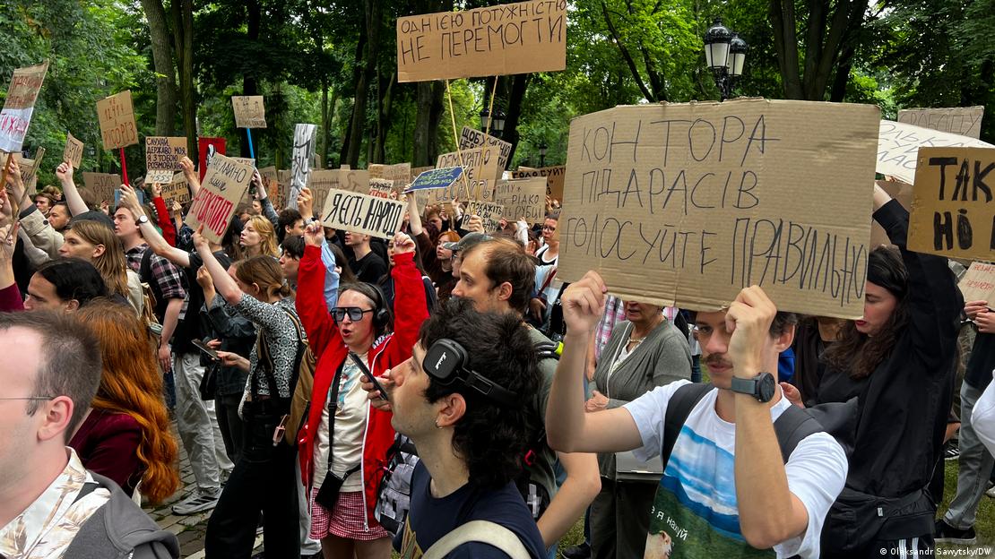 Protesta kundër korrupsionit në Ukrainë, 25 korrik 2025 Protesta kundër korrupsionit në Ukrainë, 25 korrik 2025