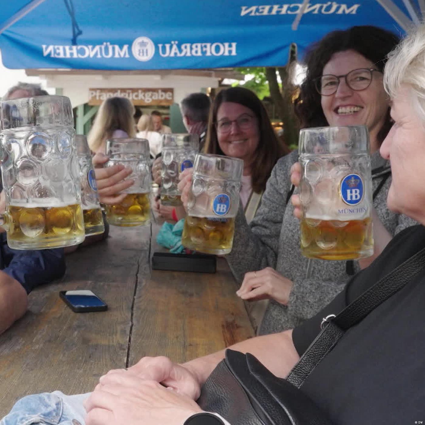 Zu Besuch in einem bayerischen Biergarten