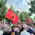 Exguerrilleros protestaron en Pristina, Kosovo, contra el tribunal especial de crímenes de guerra con sede en La Haya. (07.08.2025)