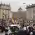 La marcha de apoyo a Uribe en Bogotá culminó en la Plaza de Bolívar.