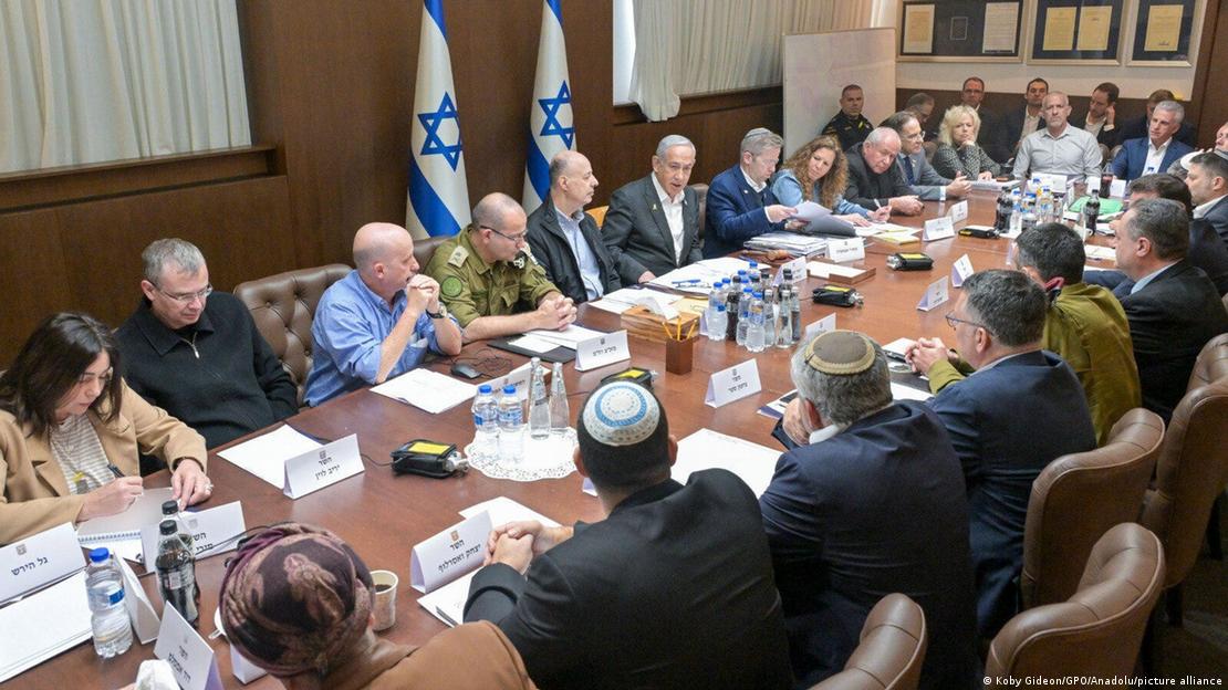 Reunión del Gabinete de Seguridad de Israel, en una imagen de archivo. Reunión del Gabinete de Seguridad de Israel, en una imagen de archivo.