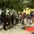 Protesto de angolanos em Lisboa contra a violência policial em Angola, a 8 de agosto de 2025