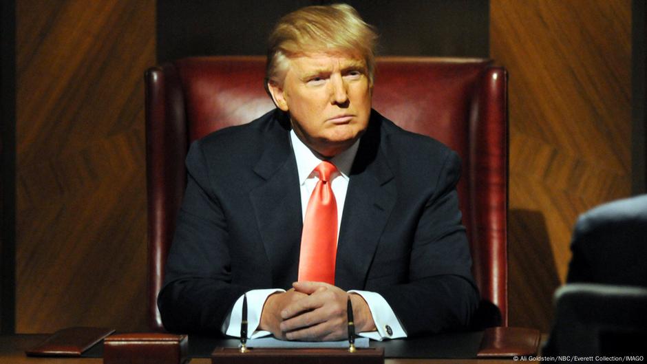Donald Tramp u TV_šou-programu "Šegrt" (The Apprentice") iz 2008.