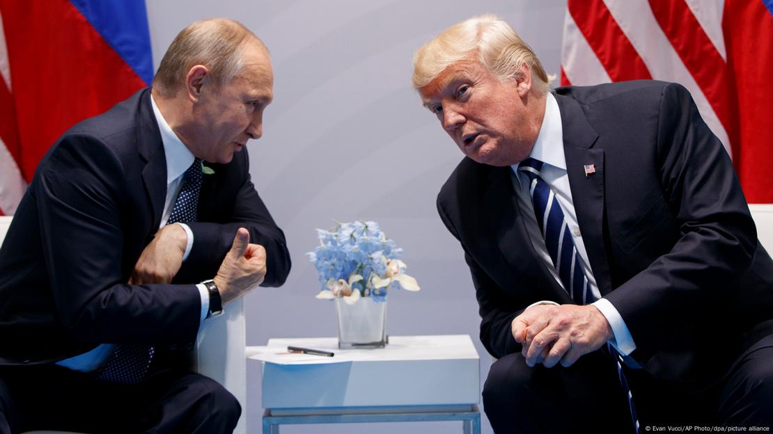 Trumpi dhe Putini gjatë një takimi të mëparshëm në Hamburg të Gjermanisë Trumpi dhe Putini gjatë një takimi të mëparshëm në Hamburg të Gjermanisë