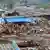 中国甘肃兰州市榆中县等地遭遇罕见强降雨,救援人员抵达现场