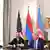 Donald Trump, Azerbaijani President Ilham Aliyev L, and Armenian Prime Minister Nikol Pashinyan