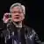 Nvidia CEO Jensen Huang addresses participants at the keynote of CES 2025 in Las Vegas, Nevada, on January 6, 2025
