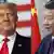 A combination photo of US President Donald Trump (left) and his Chinese counterpart Xi Jinping