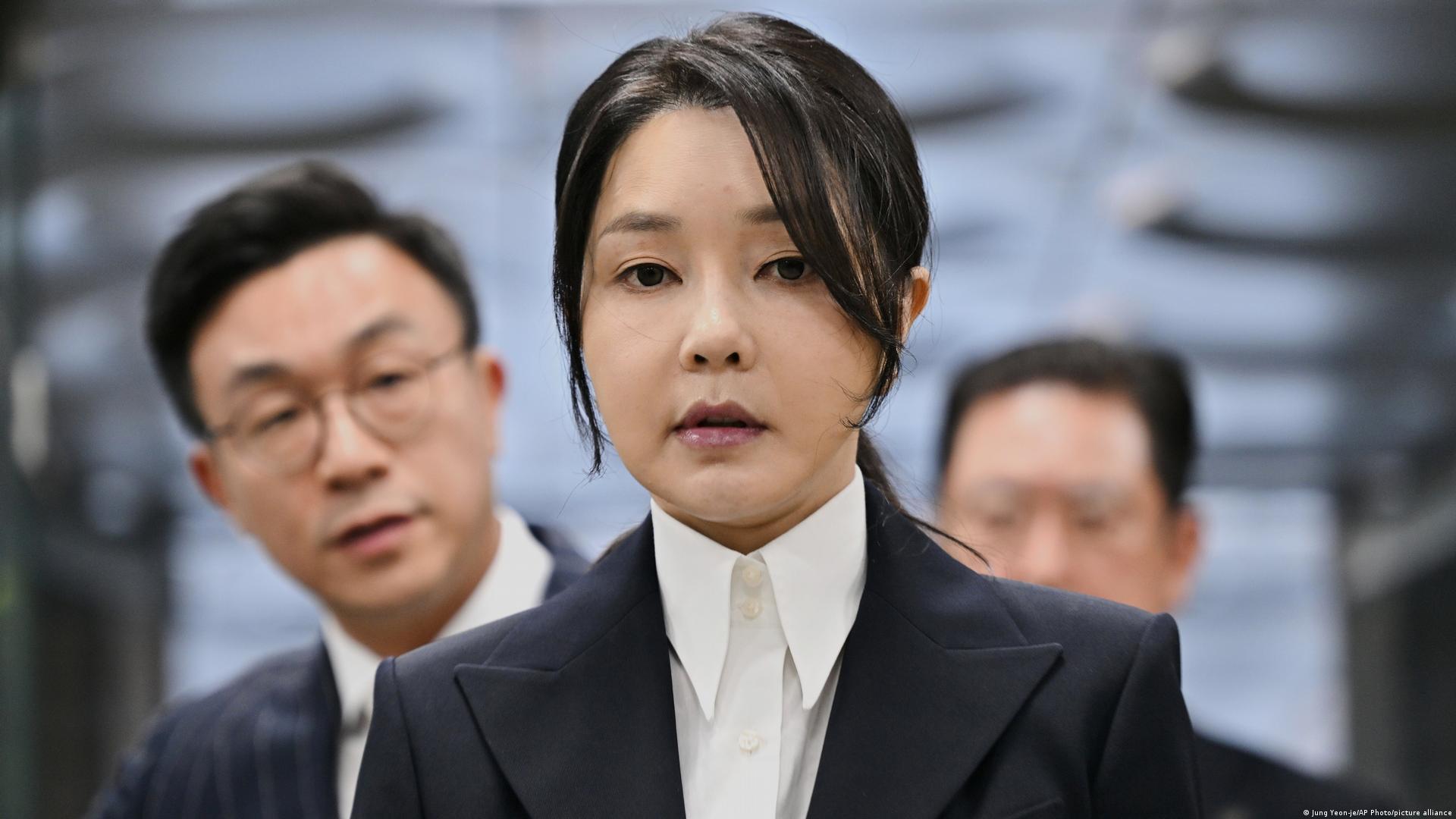South Korea's ex-first lady Kim charged with bribery