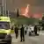 Incendio forestal en Patras, al oeste de Grecia.