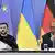 Президент Украины Владимир Зеленский и канцлер Германии Фридрих Мерц на пресс-конференции в Берлине