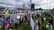 USA Anchorage 2025 | Pro-ukrainische Demonstration vor dem Treffen von Donald Trump und Wladimir Putin