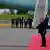 Дональд Трамп встречает Владимира Путина на Аляске