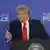 Президент США Дональд Трамп на саміті на Алясці 15 серпня 2025 року