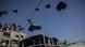 Humanitarian aid being parachuted into Gaza Strip Humanitarian aid being parachuted into Gaza Strip