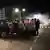 Сербские полицейские в процессе разгона протестующих в Белграде