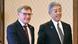 Two men, German Foreign Minister Johann Wadephul (l) and Japanese counterpart Takeshi Iwaya (r), smile in Tokyo Two men, German Foreign Minister Johann Wadephul (l) and Japanese counterpart Takeshi Iwaya (r), smile in Tokyo