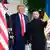 US-Präsident Donald Trump und der ukrainische Präsident Wolodymyr Selenskyj vor dem Weißen Haus 