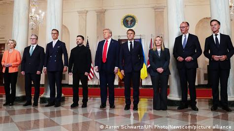 SHBA Washington D.C. 2025 | Fotografia familjare e Trumpit me krerët e Ukrinës BE, NATO-s dhe disa vendeve evropiane 