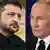 El mandatario de Ucrania, Volodimir Zelenski y su par ruso, Vladimir Putin, manifestaron su disposición para una reunión entre ambos que podría poner fin a la guerra desatada tras la invasión rusa.