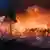 Spanien Ourense 2025 | Hochlodernde Flammen, brennende Bäume und dunkle Rauchwolken