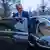 Friedrich Merz enters his official vehicle after a meeting with Polish Prime Minister Donald Tusk. Archive image from 2024 when Merz was the leader of the opposition.