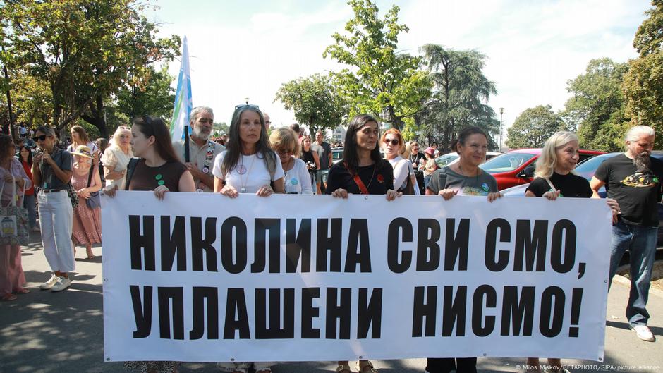 Demonstracije podrške Nikolini Sinđelić, Beograd 19. avgusta 2025.