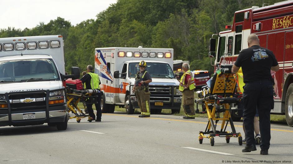 US: Multiple deaths after NYC-bound tourist bus crashes