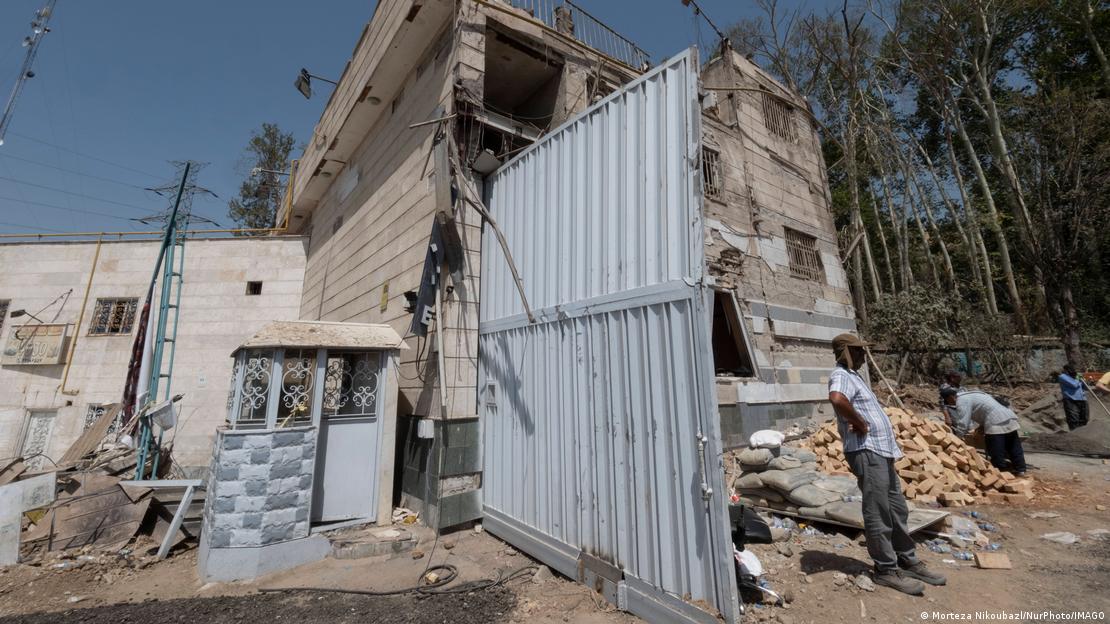 تخریب زندان اوین در جریان حمله در جنگ ۱۲ روزه