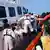 Italian rescuers on the ship NADIR near Lampedusa on August 23, 2025