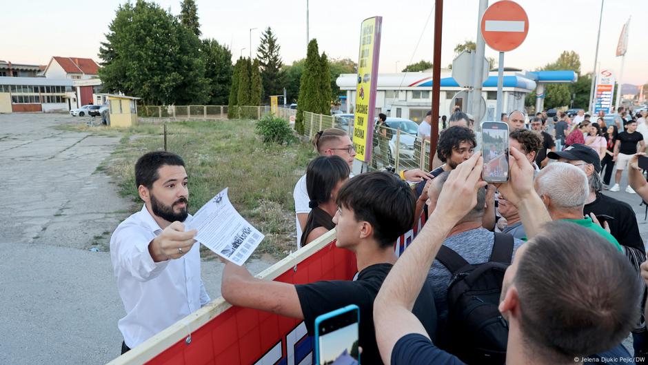 Protesti građana ispred Niš TV (23. avgust 2025)