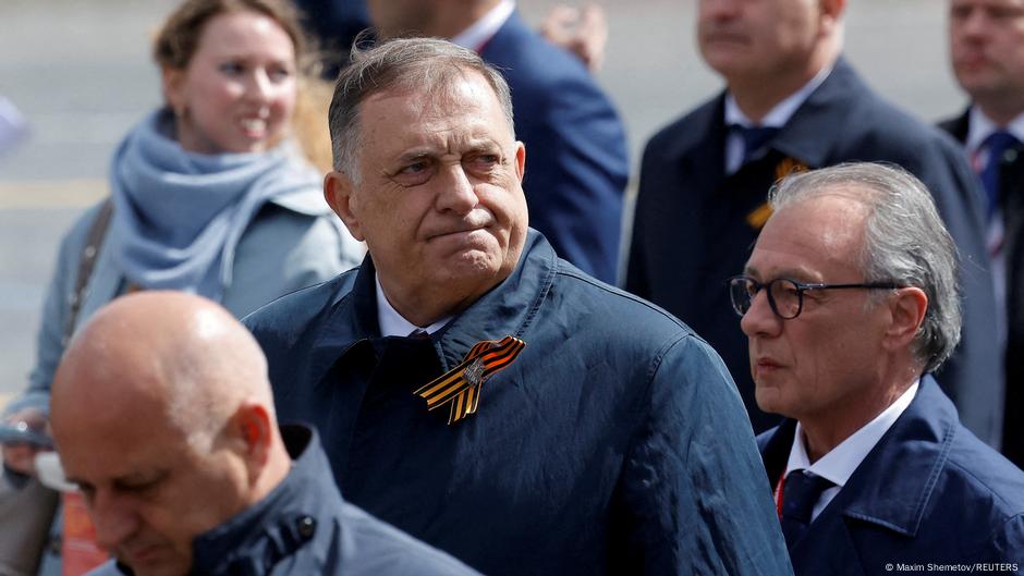 Milorad Dodik na vojnoj paradi 9. maja 2025. u Moskvi