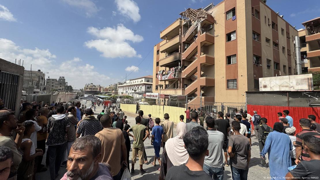 Hospital atingido por míssil