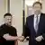 Lars Klingbeil shakes the hand of Ukrainian President Volodymyr Zelenskyy