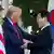 Президенты США и Южной Кореи - Дональд Трамп и Ли Чжэ Мён - в Вашингтоне, 25 августа 2025 года