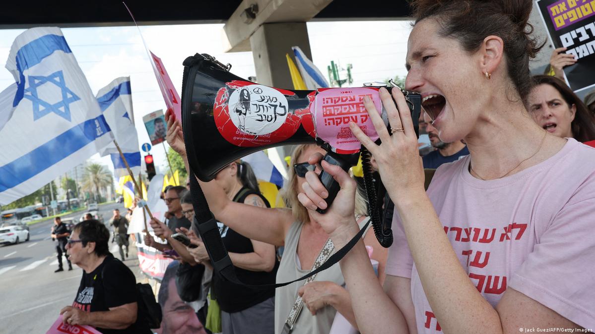 Protesters in Israel demand hostage release, end to Gaza war