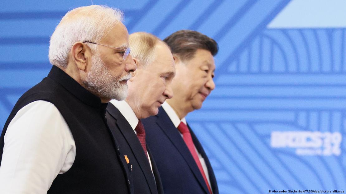 Modi, Putin e Xi