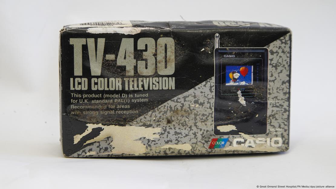 La televisión portátil marca Casio de la princesa Diana.