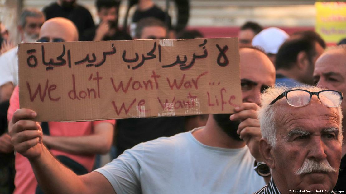 سویدہ شہر میں ایک امن مارچ