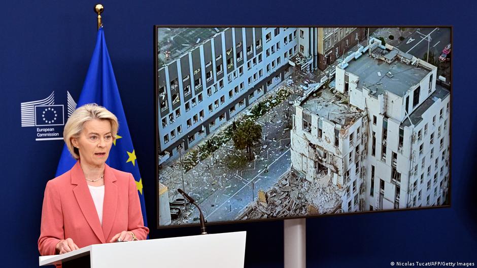 Атака РФ на Київ: пошкоджено офіс ЄС, Брюссель готує 19-й пакет санкцій