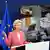 Ursula von der Leyen muestra imágenes de las oficinas de la UE tras el ataque en Kiev.