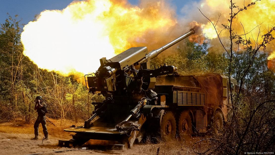 Украински войник край Запорожие