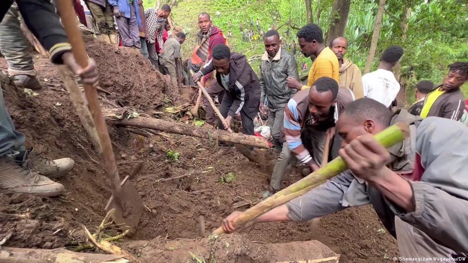 በጌዲዮ ዞን በመሬት ናዳ የሞቱትን ፍላጋ ቀጥሏል